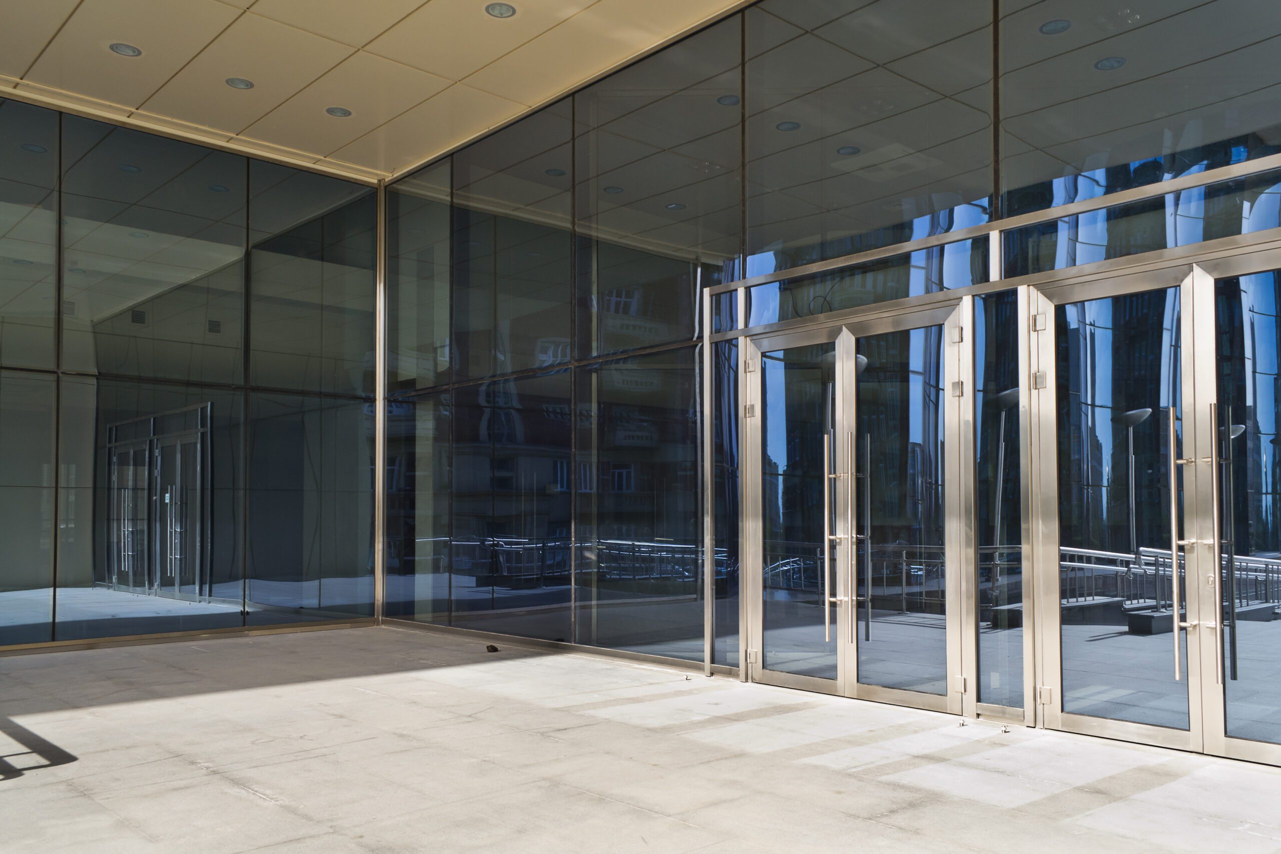 Downtown building lights